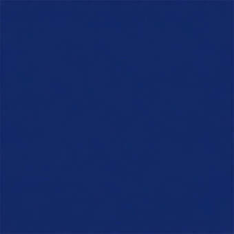 Deep blue fabric swatch with a smooth, matte texture and consistent color saturation, presented under even, diffused lighting.